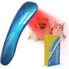 iKeener Terapia laser per cani, dispositivo portatile per terapia della luce rosso con 18 x 620 nm per muscoli degli animali domestici, alleviamento del dolore dell'anca e dell'artrite articolare, cura delle