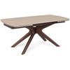 Andrea Bizzotto Tavolo Allungabile Maritta 170-250 x 90 cm Noce Travertino