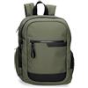 Pepe Jeans Dorking Zaino per Laptop Doppio Scomparto Adattabile 15.6 inches Verde 25x37x12 cm Poliestere with dettagli in Pelle Sintetica 11.1L di Joumma Bags