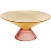 ANDREA FONTEBASSO Centrotavola Clear 25 Cm Galassia Arancione