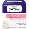 Acqua alle Rose, Crema Viso Antirughe Sensitive con Collagene Vegetale ed Estratto di Rosa, Crema Antirughe, Delicata sulla Pelle, Ideale per Pelli Sensibili - 100% Naturale - 50ml