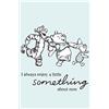 Komar Winnie the Pooh Little Something - Poster da parete, 50 x 70 cm, motivo: comar, stampa artistica (senza cornice), Disney