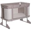 Chicco Next2Me Forever, Culla Neonato Fianco Letto 3in1, Culla che Diventa Lettino Montessori, Fino a 4 Anni (22 Kg), Altezza Regolabile, Buona Circolazione dell'Aria, 4 Ruote, Materasso incluso