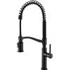 KRAUS Sellette Commercial Style Pull-Down Kitchen Faucet and Deck Plate in Oil Rubbed Bronze, KPF-1683ORB