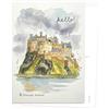 Edition Colibri Cartolina - acquerello di Edimburgo | Set di 10 biglietti piatti (A6) - retro da scrivere