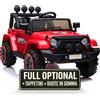 Auto Macchina Elettrica per Bambini Fuoristrada Adventure 12V MP3 Led Telecomand