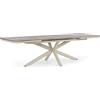 BIZZOTTO ANDREA SPA Tavolo Allungabile Bizzotto Pascal Rettangolare 100 x 200-260 cm Bianco Pelican