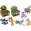 GLOBO S.P.A. Cubix 43254 Brainrot Assortiti, Personaggi da Costruire Compatibili Mattoncini