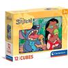 CLEMENTONI S.P.A. STITCH 41347 SET 12 CUBI
