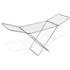 GIMI SPA Stendipanni Doppio Tempo Vileda 167x56 cm, alluminio, con ruote, alette laterali, leggero, stenditura 20 m, stabile e resistente