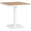 BIZZOTTO ANDREA SPA Tavolo Belmar 75×75 cm bianco YK13 - Compatto e resistente per esterni