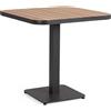 BIZZOTTO ANDREA SPA Tavolo Belmar 75×75 cm antracite YK13 - Compatto e resistente per esterni