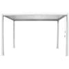 SAL. MAR. S.R.L. Pergola Palmas da Giardino 3x3m Bianca in Alluminio con Lamelle Orientabili - H240