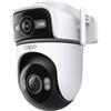 Tapo telecamera smart doppia 360° AI outdoor ethernet TC47 Tapo