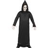W WIDMANN MILANO Party Fashion - costume da bambino Mietitore, veste nera, Grim Reaper, costumi di carnevale per bambini, Halloween