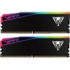 PATRIOT MEMORY Ram Patriot Viper Elite 5 Ultra DDR5 6400Mhz 32GB (2x16) RGB CL32 XMP/EXPO Nero