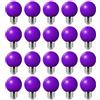 Jiotouhu Confezione da 20 lampadine a LED colorate 2 W E27 G45, lampadine a LED colorate da golf, per decorazione della casa, giardino, feste, matrimoni, Natale, celebrazioni, viola scuro