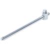 BGS 277 | Asta scorrevole | quadro esterno 10 mm (3/8) | Lunghezza: 200 mm, acciaio al cromo vanadio, superficie cromata, opaca