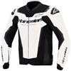 Alpinestars Giacca Moto Pelle Alpinestars GP Force V2 Bianco Nero