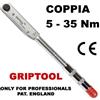 GRIPTOOL CHIAVE DINAMOMETRICA AUTO MOTO CRICCHETTO GRIPTOOL 5 - 35 Nm 3/8" REVERSIBILE