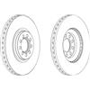 FERODO 2 DISCHI FRENO FERODO FCR317A FCR317A