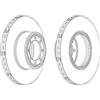 FERODO 2 DISCHI FRENO FERODO FCR321A FCR321A