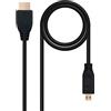 Nanocable HDMI, 0,8 m 0,8 m Nero - Cavi HDMI HDMI Micro-HDMI (0,8, HDMI, HDMI, maschio, maschio, dritto,)