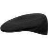 Kangol Coppola 504 Tropic Ventair Berretto Piatto Cappellino da Uomo M (56-57 cm) - Nero