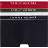 Tommy Hilfiger Men 3P Trunk DTM Red (Blk/Blk/Blk) S