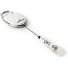 DURABLE 10 Chiocciole YO-YO Style Bianco con filo retrattile x portabadge Durable