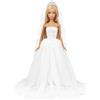 Miunana Vestito Abito Da Sposa + Velo Da Sposa, Principesse, Per Bambole Da 11,5 Pollici 30 CM