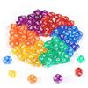 Solinorex Set di Dadi Poliedrici, 60 Pezzi in Acrilico, Dadi Multicolori D10 per Giochi da Tavolo, Giochi di Carte, Giochi di Ruolo