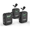 SYNCO G2 (A2) Microfono Lavalier Wireless per Android/Fotocamera/iPhone Doppio