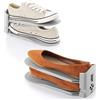 InnovaGoods - Organizzatore Scarpe Regolabile Sholzzer, Capacità 6 Paia, Design Antiscivolo e Smontabile, Universale per Tutti Tipi di Calzature, Grigio, Estandar, Polipropilene
