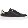 Tommy Hilfiger Donna Sneakers con Suola Preformata Essential Chic Court in Pelle, Nero (Black), 38