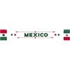 FIFA World Cup Fifa Qatar 2022 Sciarpa Ufficiale Messico,Unisex,Taglia Unica