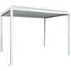 SAL. MAR. S.R.L. Pergola Palmas da Giardino 3x4 Bianca in Alluminio con Lamelle Orientabili