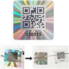 GQYHLABO Adesivo ologramma a prova di manomissione con codice QR, autentico sigillo di sicurezza olografico, etichetta vuota antifurto sicura (2,5 x 2,5 cm, 250 pezzi)