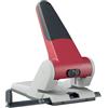 Leitz Pratica e Robusta Perforatrice da Ufficio, Capacità fino a 65 Fogli, Rosso, Metallo, Guida di Arresto con Barra di Selezione del Formato, 51800025