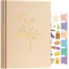 Lanpn Libro di Ricette Il Mio Ricettario B5 in Pelle, Quaderno per Ricette da Scrivere, Recipe Cook Journal Book to Write in Your own Recipes, Libri di Cucina Cooker Girl Libro, Avena, Inglese