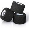 CrossCat Tape CrossFit CATGRIPS - Nastro Crossfit per Dita, Pollici e Mani - Grip Tape Antiscivolo per WOD, Hook Grip, Sollevamento Pesi - Rotoli Traspiranti e Resistent, Nero, 3 x 4.5m x 3.8cm