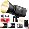 Godox Litemons LE200Bi LE200 Bi Luce Continua a LED Video Light 220W 2800K~6500K 57700 Lux/1 m TLCI/CRI≈98 Controllo Bluetooth 11 Effetti FX Attacco Bowens Videolight per Vlogging,YouTube (nero)