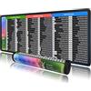 BOLERHUI Tappetino per mouse con scorciatoie per Mac - Tappetino per mouse con scorciatoia da tastiera macOS (80 x 30 x 0,3 cm) per iMac, MacBook Pro/Air, tappetino antiscivolo per scrivania da