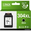 Neiber ATOPINK Cartucce 304XL Nero Sostituzione per HP 304, Compatibili con HP DeskJet 3750 3700 3720 3762 2630 2622 3760 3730 3755 2620 Envy 5055 5050 5000 5030 5032 (1 Nero)