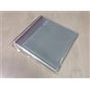 Globaldisc 100 custodie per custodie CD Slim con patta di chiusura adesiva riutilizzabile e superficie lucida di Mordori Soluzioni Cellophane Protezione antistatica fine lembo autobloccante colla CD 5,2 mm