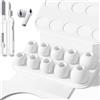 Inesore 5 paia di punte auricolari di ricambio per AirPods Pro 3 (2025) con kit di pulizia, tappi antiscivolo in silicone per Air Pod Pro 3 con scatola di stoccaggio portatile (XXS/XS/S/M/L)