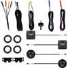 Rimoody 360 Telecamera per Auto,Telecamera Panoramica per auto destra sinistra anteriore posteriore panoramica Surround View AHD IP67 impermeabile per Android Auto Radio Visione