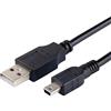Panlouting Cavo Dati USB Mini 5 Pin per Fotocamere Canon IFC-500U IFC-400PCU IFC-300PCU IFC-200U, Nikon D3100 D90 D7000 D700 D3000