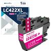 LCL LC422 LC422XL Magenta Alta capacità Cartuccia d'inchiostro Compatibile per Brother LC-422XL LC422XL LC422XLM LC422M per MFC-J5340DW MFC-J5345DW MFC-J5740DW MFC-J6540DW, MFC-J6940DW(1-Pack)
