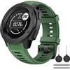 OVERSTEP Compatibile con Garmin Instinct Band Cinturino di Ricambio in Morbido Silicone Compatibile con Garmin Instinct/Solar/Tactical